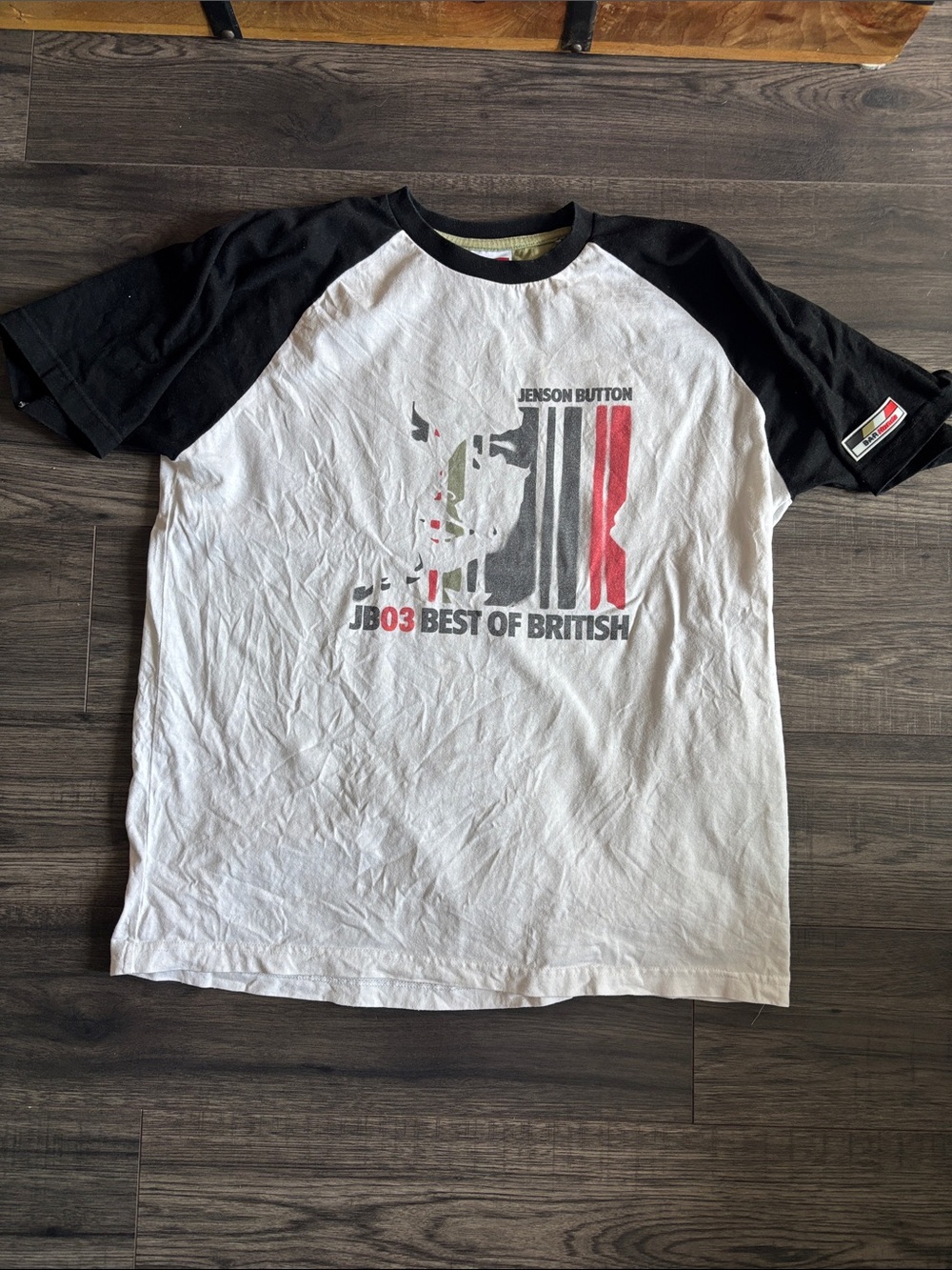 Vintage BAR Honda F1 Team Tshirt - Jenson Button JB03 Best of British